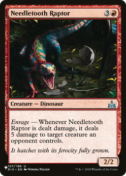 Needletooth Raptor (LIST-107/196) - The List