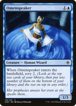 Omenspeaker (CN2-118) - Conspiracy: Take the Crown Foil