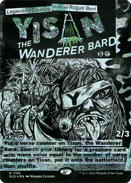 Yisan, the Wanderer Bard (SLD-1196) - Secret Lair Drop (Borderless) Foil