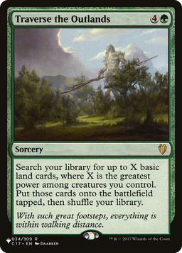 Traverse the Outlands (LIST-034/309) - The List