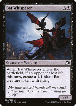 Bat Whisperer (MID-086) - Innistrad: Midnight Hunt Foil