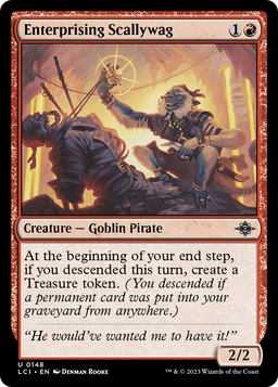 Enterprising Scallywag (LCI-148) - The Lost Caverns of Ixalan Foil