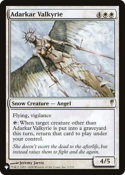 Adarkar Valkyrie (LIST-1/155) - The List