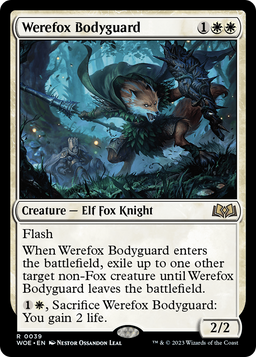 Werefox Bodyguard (WOE-039) - Wilds of Eldraine Foil