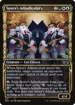 Spara's Adjudicators (Showcase) (SNC-335) - Streets of New Capenna: (Showcase)