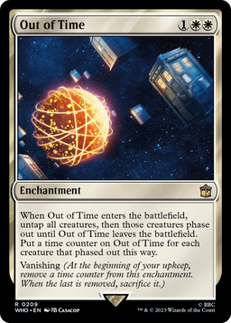 Out of Time (WHO-209) - Doctor Who Foil