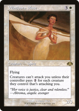 Windborn Muse (Retro Frame) (DMR-278) - Dominaria Remastered Foil