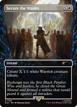 Secure the Wastes (SLD-1748) - Secret Lair Drop (Borderless) Foil