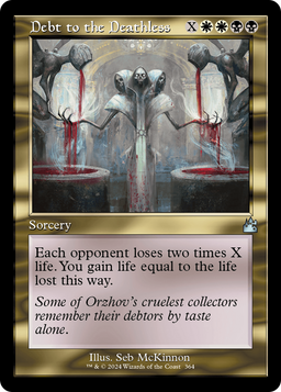 Debt to the Deathless (Retro Frame) (RVR-364) - Ravnica Remastered Foil