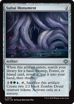Sultai Monument (TDM-247) - Tarkir: Dragonstorm Foil