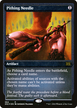 Pithing Needle (Foil Etched) (2X2-564) - Double Masters 2022 Foil