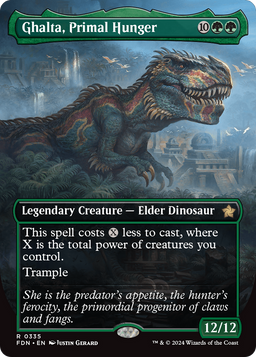 Ghalta, Primal Hunger (Borderless) (FDN-335) - Foundations