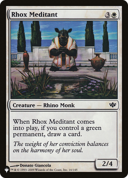 Rhox Meditant (LIST-CON-16) - The List