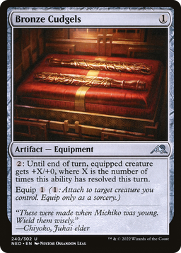 Bronze Cudgels (NEO-240) - Kamigawa: Neon Dynasty