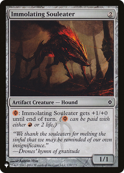 Immolating Souleater (LIST-139/175) - The List