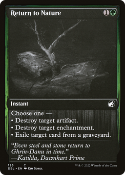 Return to Nature (DBL-195) - Innistrad: Double Feature