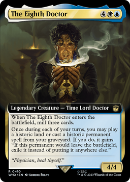 The Eighth Doctor (Extended Art) (WHO-410) - Doctor Who: (Extended Art) Foil