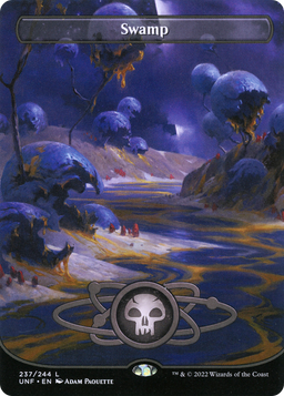 Swamp (237) (Borderless) (UNF-237) - Unfinity Foil