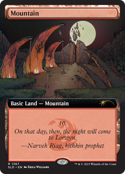Mountain (1367) (SLD-1367) - Secret Lair Drop: (Extended Art)
