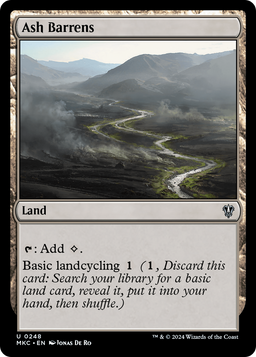 Ash Barrens (MKC-248) - Murders at Karlov Manor Commander