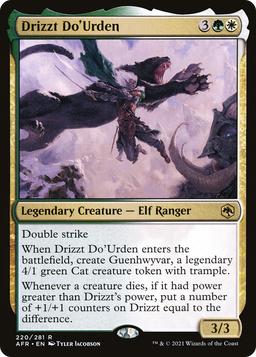 Drizzt Do'Urden (AFR-220) - Adventures in the Forgotten Realms Foil