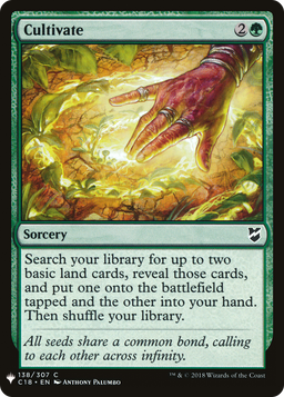 Cultivate (C18) (LIST-138) - The List