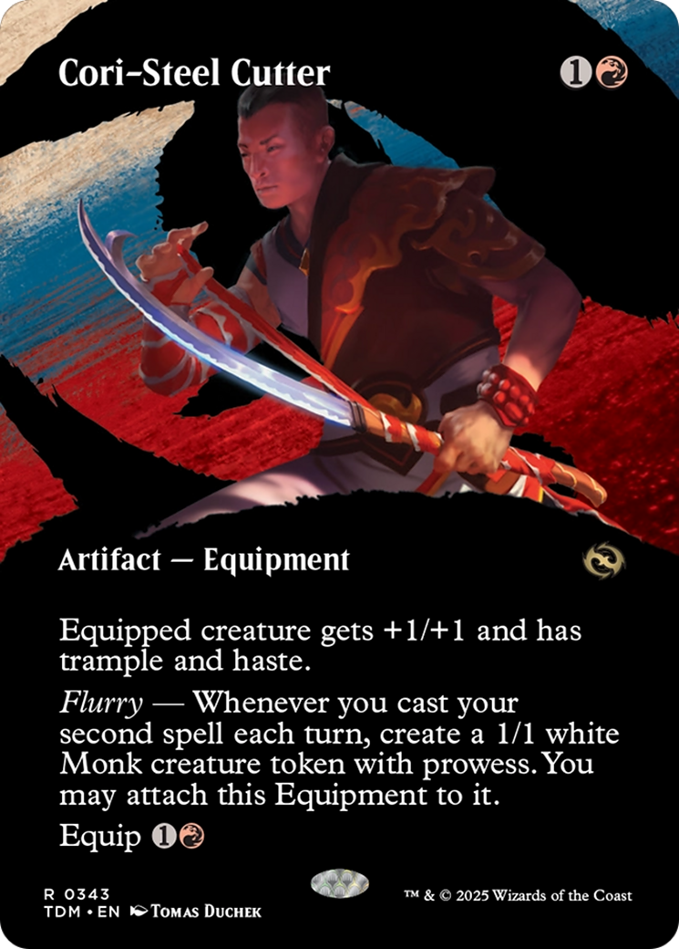 Cori-Steel Cutter (Borderless) (TDM-343) - Tarkir: Dragonstorm: (Showcase)