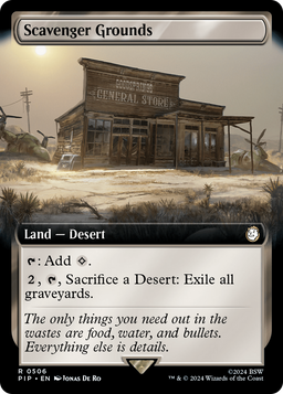Scavenger Grounds (Extended Art) (PIP-506) - Fallout: (Extended Art) Foil