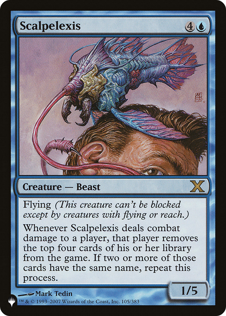Scalpelexis (LIST-10E-105) - The List