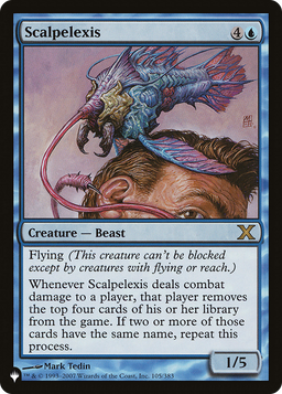 Scalpelexis (LIST-10E-105) - The List