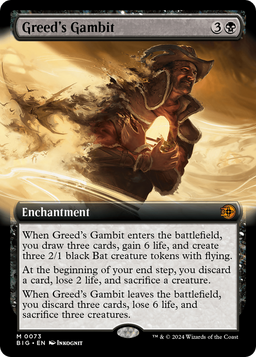 Greed's Gambit (Extended Art) (BIG-073) - The Big Score: (Extended Art)