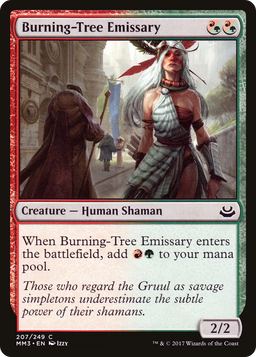 Burning-Tree Emissary (MM3-207) - Modern Masters 2017