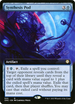 Synthesis Pod (Extended Art) (ONC-033) - Phyrexia: All Will Be One Commander: (Extended Art) Foil