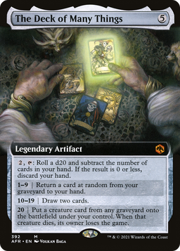 The Deck of Many Things (Extended Art) (AFR-392) - Adventures in the Forgotten Realms: (Extended Art)