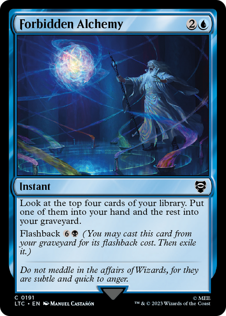Forbidden Alchemy (LTC-191) - Tales of Middle-earth Commander
