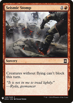 Seismic Stomp (LIST-146) - The List