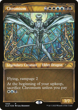 Chromium (Stained Glass) (Textured Foil) (SLD-1068) - Secret Lair Drop: (Showcase) Foil