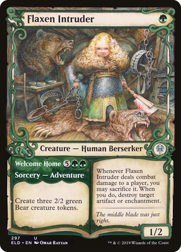 Flaxen Intruder (Showcase) (ELD-297) - Throne of Eldraine: (Showcase)