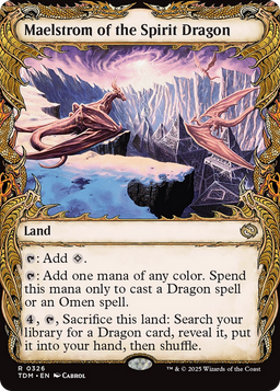 Maelstrom of the Spirit Dragon (Showcase) (TDM-326) - Tarkir: Dragonstorm: (Showcase)