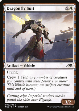 Dragonfly Suit (NEO-009) - Kamigawa: Neon Dynasty Foil