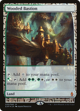Wooded Bastion (EXP-030) - Zendikar Expeditions Foil