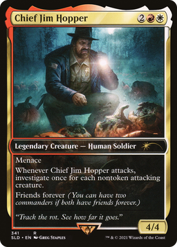 Chief Jim Hopper (SLD-341) - Secret Lair Drop / Chief Jim Hopper Foil