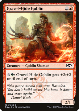 Gravel-Hide Goblin (RNA-105) - Ravnica Allegiance