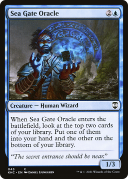 Sea Gate Oracle (KHC-043) - Kaldheim Commander