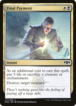 Final Payment (RNA-171) - Ravnica Allegiance Foil
