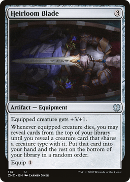 Heirloom Blade (ZNC-113) - Zendikar Rising Commander