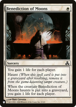 Benediction of Moons (LIST-GPT-3) - The List