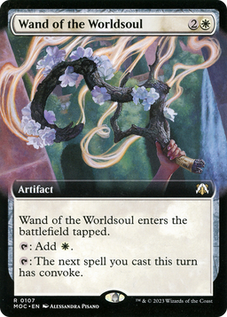 Wand of the Worldsoul (Extended Art) (MOC-107) - March of the Machine Commander: (Extended Art)