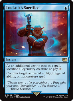 Louisoix's Sacrifice (FIN-059) - FINAL FANTASY Foil