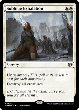Sublime Exhalation (CMM-060) - Commander Masters Foil